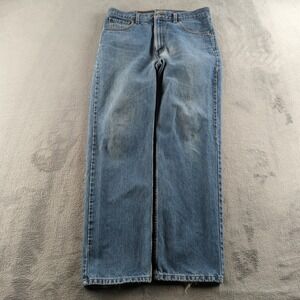 Vintage 90s Levis 516 Jeans 36x32 (Fits 34x32) Blue Faded Slim Straight Canada